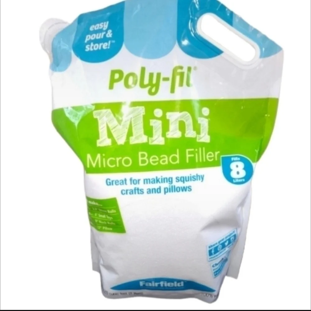 Poly-fil Mini Micro Bead Filler 8L NWOT